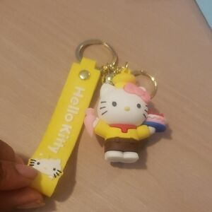Hello Kitty Yellow and Pink Key Holder